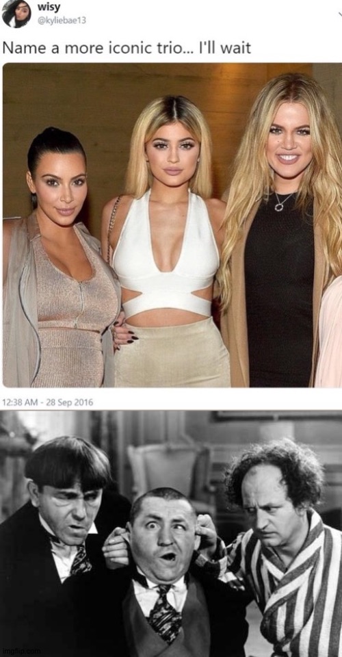 I'll wait | image tagged in three stooges | made w/ Imgflip meme maker