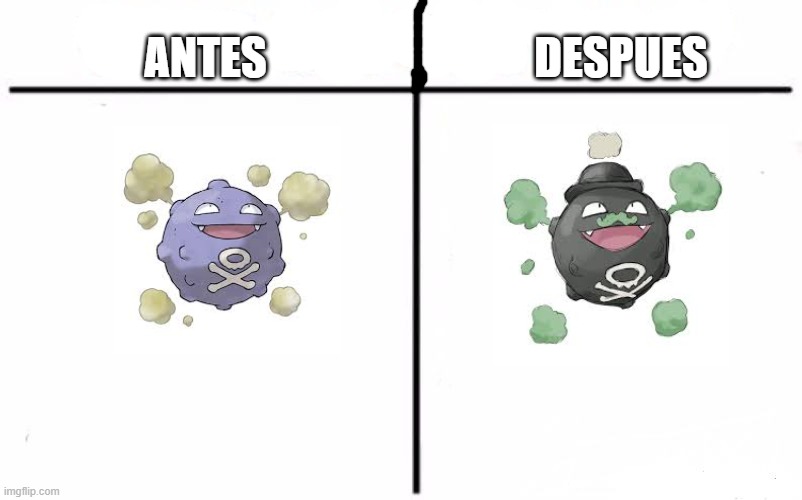 Antes|Despues | image tagged in antesdespues | made w/ Imgflip meme maker