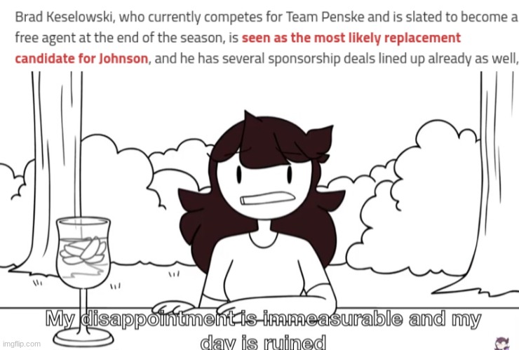image tagged in jaiden animations disappointment | made w/ Imgflip meme maker