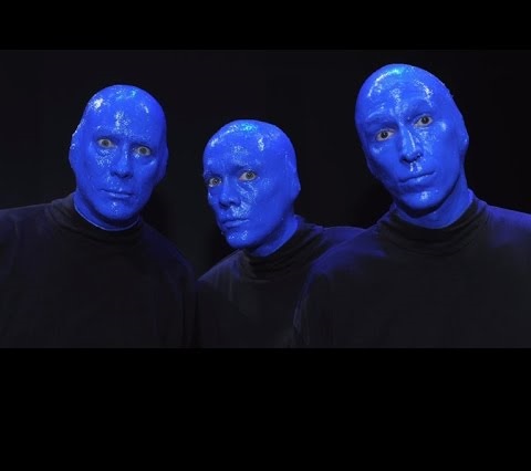 High Quality Blue man group Blank Meme Template