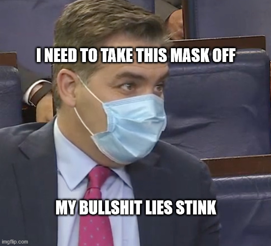 cnn lies | I NEED TO TAKE THIS MASK OFF; MY BULLSHIT LIES STINK | image tagged in political meme | made w/ Imgflip meme maker