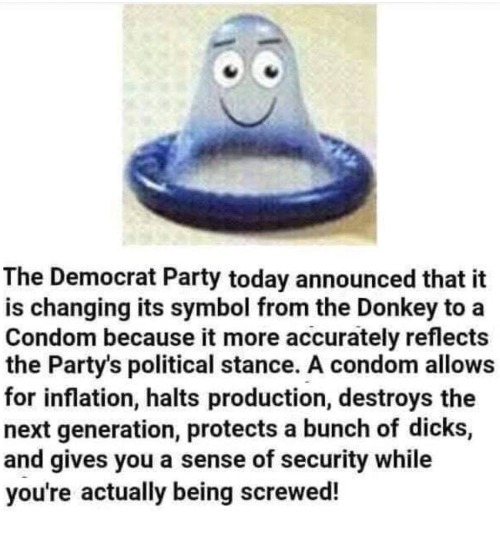 New Democrat National Committee Symbol | image tagged in dnc,democrat national committee,liberalism,dicks,dick jokes,liberal lunacy | made w/ Imgflip meme maker