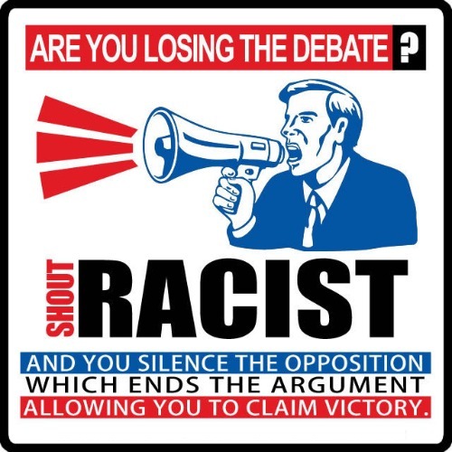 Are you losing the debate? Shout RACIST! | image tagged in faux racism,racist,racism,black racism,liberal hypocrisy,media bias | made w/ Imgflip meme maker