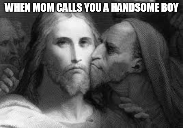 Handsome Boy | WHEN MOM CALLS YOU A HANDSOME BOY | image tagged in funny memes | made w/ Imgflip meme maker