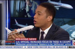 High Quality Don Lemon admits MH370 Disappeared in his Black Hole Blank Meme Template