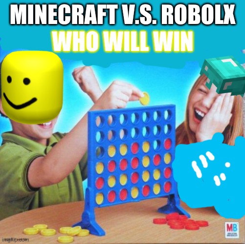 Minecraft V S Roblox Imgflip - minecraft vs roblox battle royale imgflip