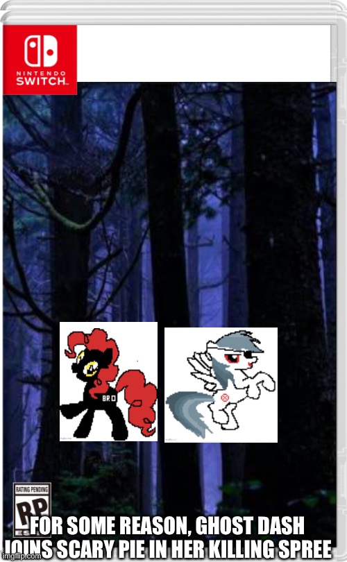 WTF ghost dash! | FOR SOME REASON, GHOST DASH JOINS SCARY PIE IN HER KILLING SPREE | made w/ Imgflip meme maker