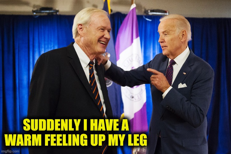 SUDDENLY I HAVE A WARM FEELING UP MY LEG | made w/ Imgflip meme maker