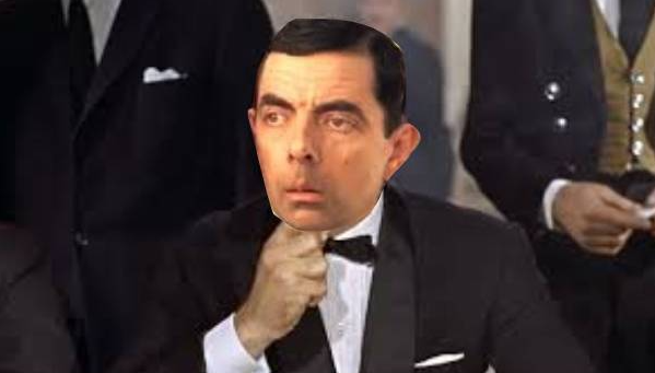 If Mr Bean Played James Bond Blank Meme Template