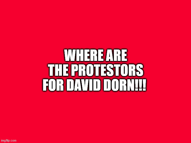 George Floyd?DAVID DORN!!! | WHERE ARE THE PROTESTORS FOR DAVID DORN!!! | image tagged in riots,george floyd,david dorn,protests | made w/ Imgflip meme maker