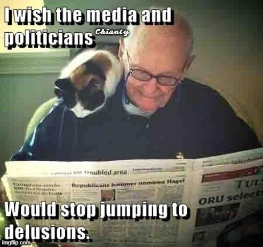 Media n Politicians | image tagged in jumping | made w/ Imgflip meme maker