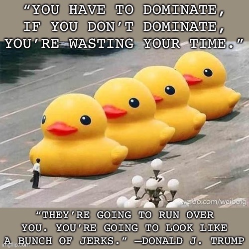 It’s just rubber duckies, move along, nothing to see here. | image tagged in donald trump,china,president trump,conservative hypocrisy,rubber ducks,trump is a moron | made w/ Imgflip meme maker