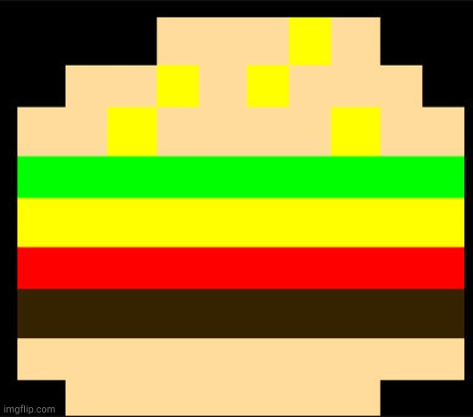 8 Bit Burger! | image tagged in 8 bit burger | made w/ Imgflip meme maker
