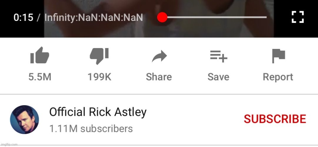 Rick Astley Infinity | image tagged in rick astley infinity | made w/ Imgflip meme maker