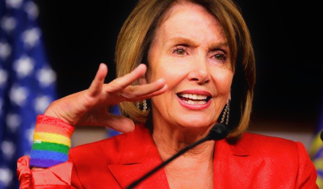 Gertie and Pelosi Blank Meme Template