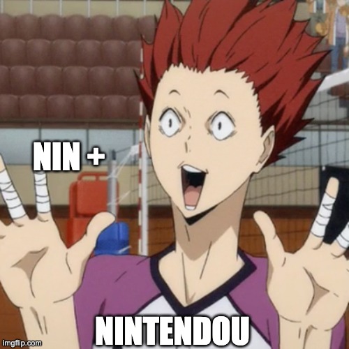 NIN +; NINTENDOU | made w/ Imgflip meme maker