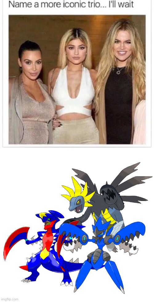 Much more iconic | image tagged in name a more iconic trio | made w/ Imgflip meme maker