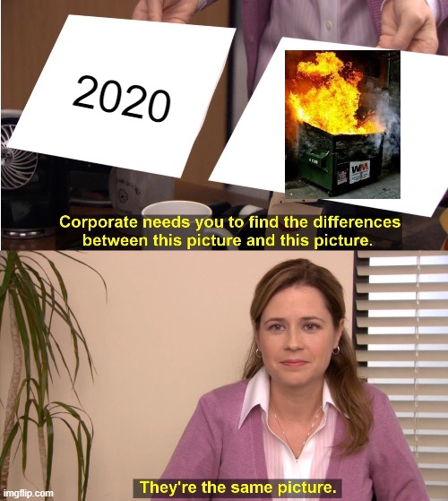 They're The Same Picture |  2020 | image tagged in memes,they're the same picture | made w/ Imgflip meme maker