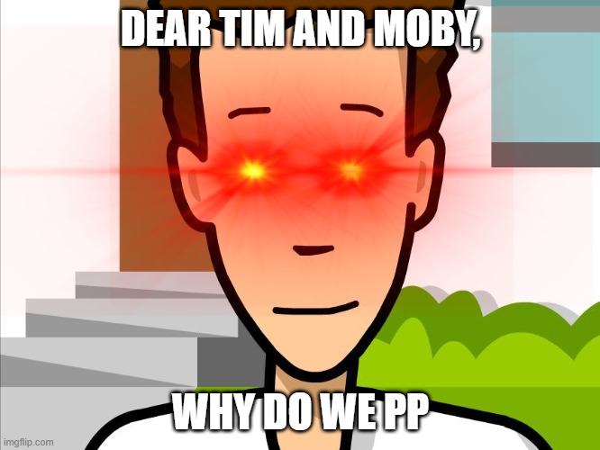 DEAR TIM AND MOBY, WHY DO WE PP | image tagged in boi | made w/ Imgflip meme maker