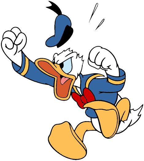Donald Duck Tantrum Blank Meme Template