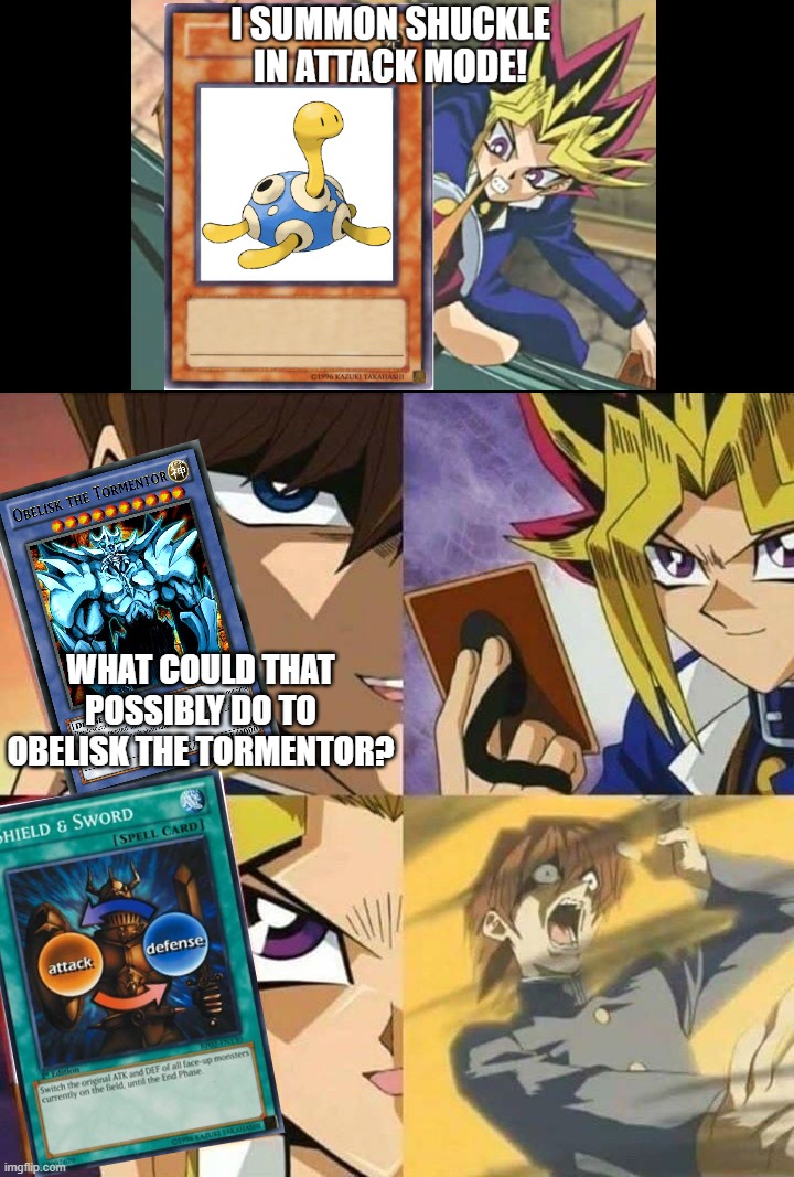 Yugioh card draw | WHAT COULD THAT POSSIBLY DO TO OBELISK THE TORMENTOR? | image tagged in yugioh card draw | made w/ Imgflip meme maker