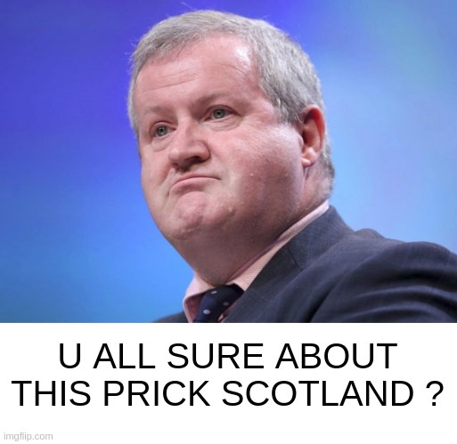  U ALL SURE ABOUT THIS PRICK SCOTLAND ? | image tagged in scottish,stottish highlanders,scottish lowlanders,scottish farmers,join in,parliament | made w/ Imgflip meme maker