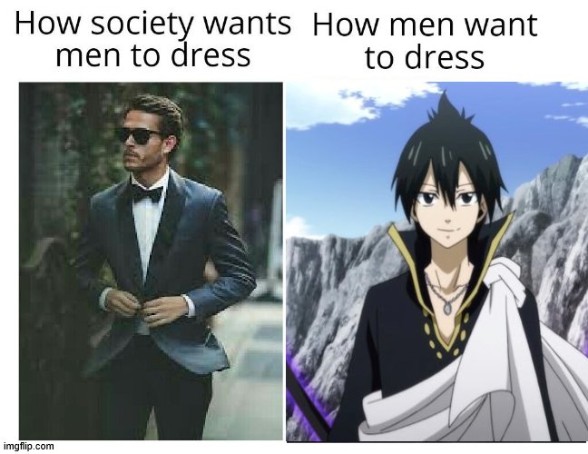 Zeref | image tagged in fairy tail,society,zeref dragneel,anime,manga | made w/ Imgflip meme maker