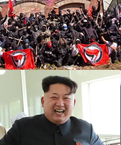 High Quality Antifa Kim Jong-un Blank Meme Template
