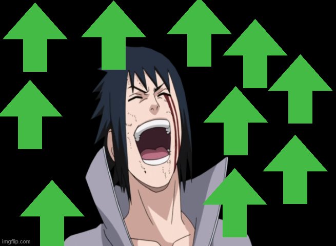 Sasuke laugh | image tagged in sasuke laugh | made w/ Imgflip meme maker