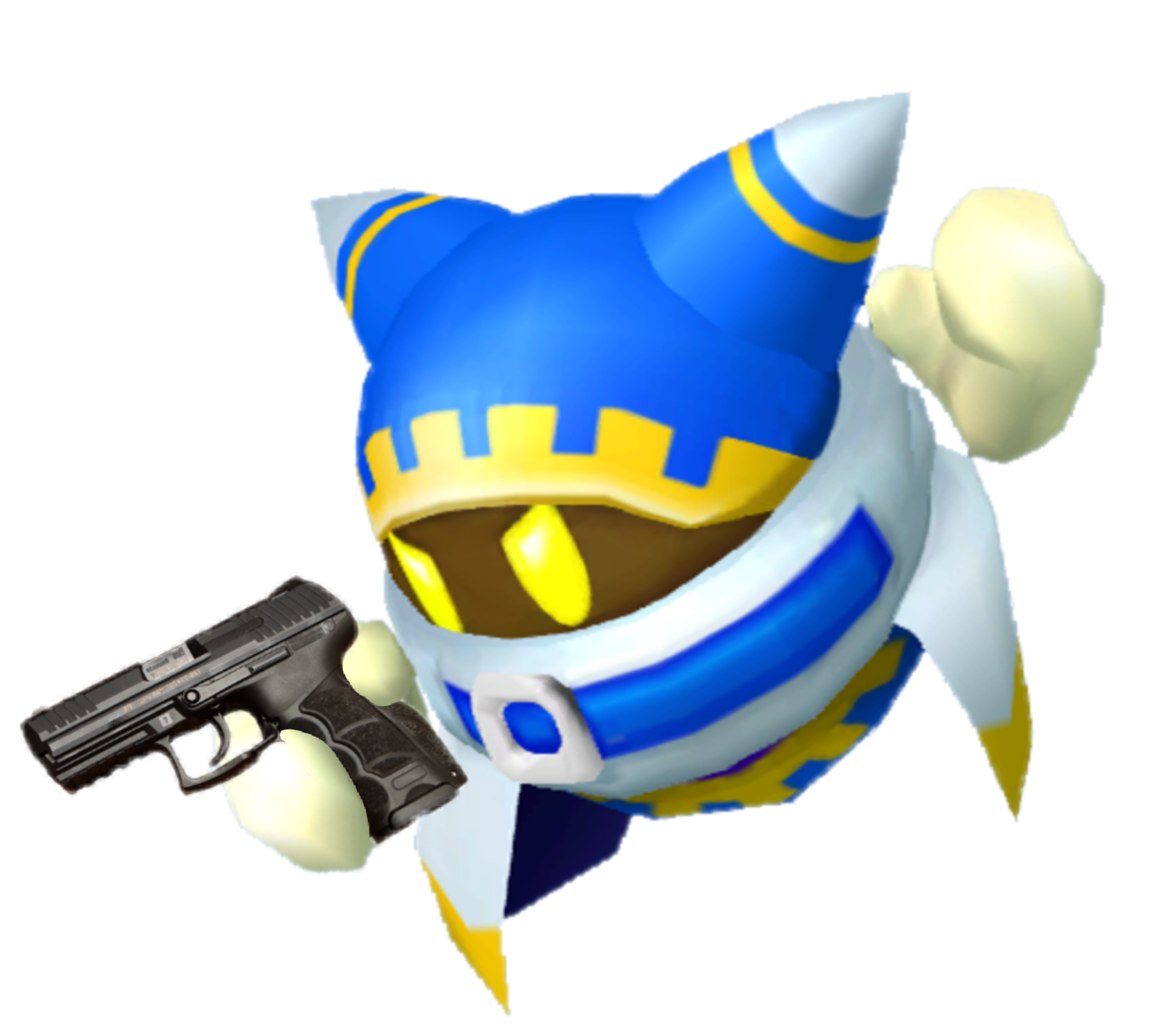 Magolor with a gun Blank Template - Imgflip