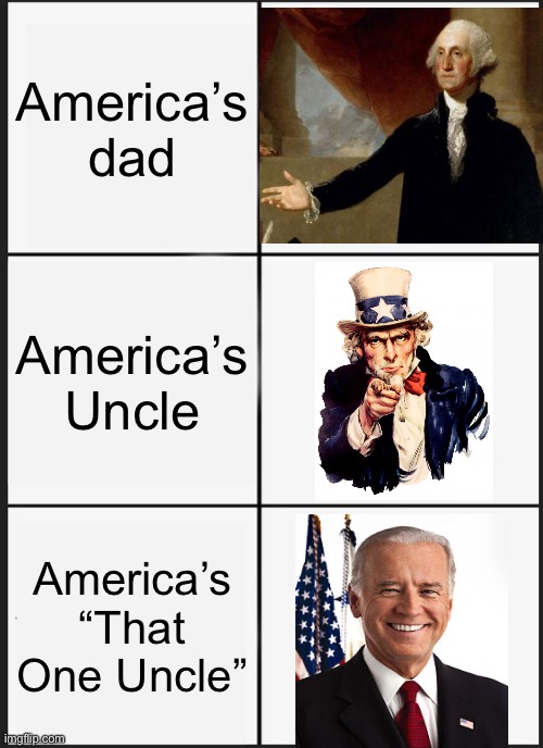 America’s Relatives | America’s dad; America’s Uncle; America’s “That One Uncle” | image tagged in memes | made w/ Imgflip meme maker