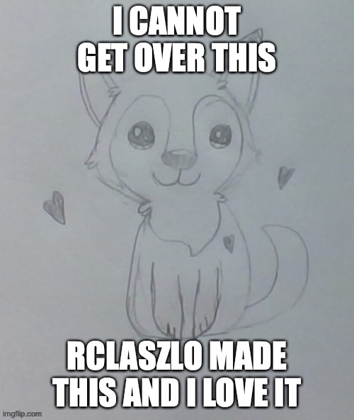 HE'S DRAWING USERNAMES AND AHHHHHHHH!!!!! This is repost | I CANNOT GET OVER THIS; RCLASZLO MADE THIS AND I LOVE IT | image tagged in rclaszlo,drawing,repost,puppylover04,follow him,appreciate this | made w/ Imgflip meme maker