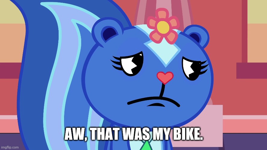 AW, THAT WAS MY BIKE. | made w/ Imgflip meme maker