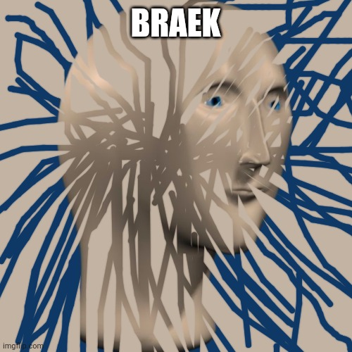 meme man | BRAEK | image tagged in meme man | made w/ Imgflip meme maker