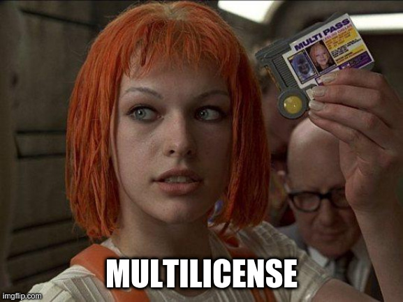 Leeloo Multipass 5th Element | MULTILICENSE | image tagged in leeloo multipass 5th element | made w/ Imgflip meme maker