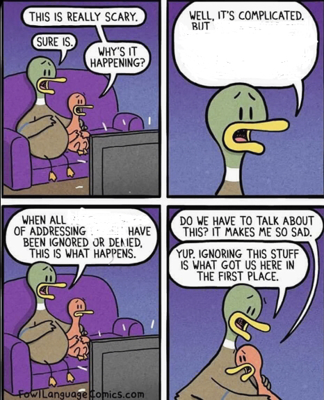 Worried ducks Blank Meme Template