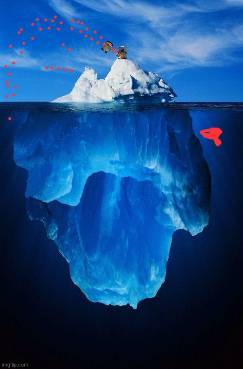 iceberg | image tagged in iceberg,ice age baby | made w/ Imgflip meme maker