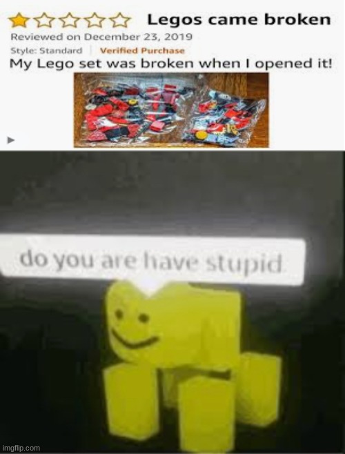 do you are have stupid | image tagged in do you are have stupid,idiot,roblox,dumb,amazon,reviews | made w/ Imgflip meme maker