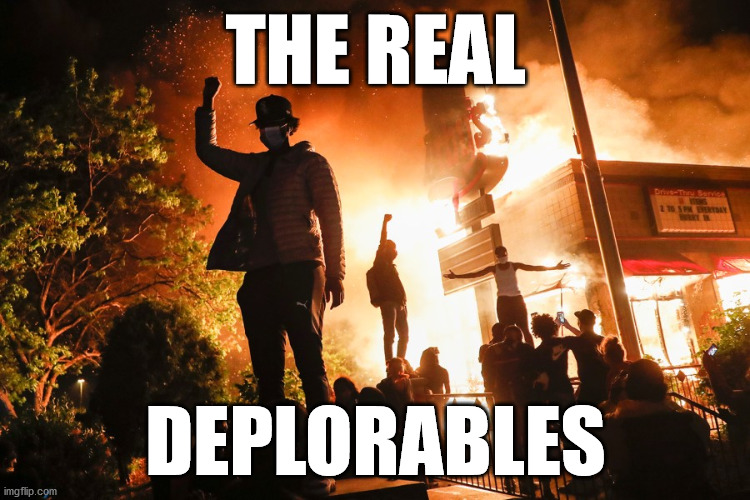 THE REAL; DEPLORABLES | image tagged in deplorables,antifa,democrats | made w/ Imgflip meme maker