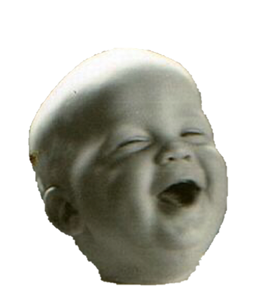 High Quality Laughing Baby sticker Blank Meme Template