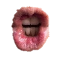 Trump Lips sticker Meme Template