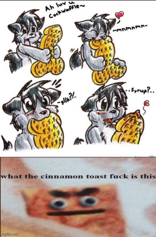 Why would you bite something called cockwaffle | image tagged in what the cinnamon toast f is this | made w/ Imgflip meme maker