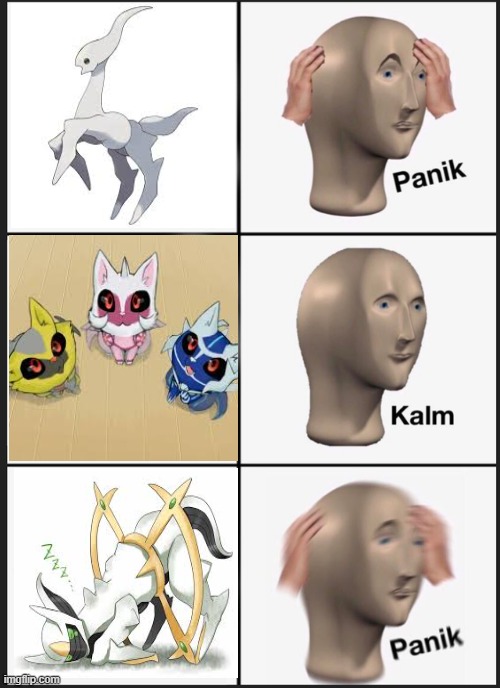 Panik Kalm Panik Meme | image tagged in memes,panik kalm panik,pokemon | made w/ Imgflip meme maker