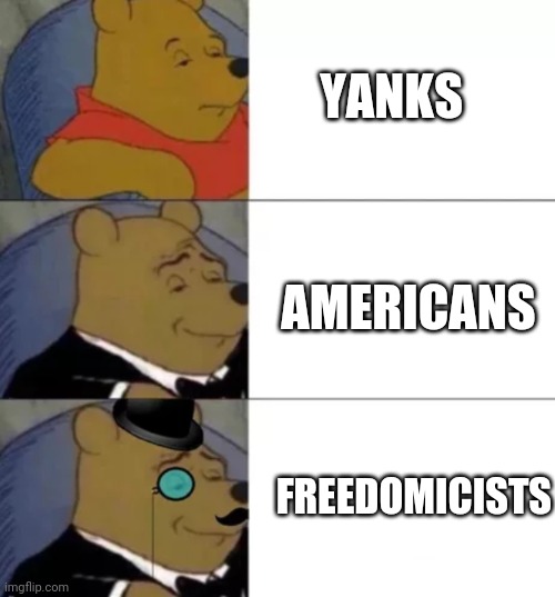 Yanks, americans and... | YANKS; AMERICANS; FREEDOMICISTS | image tagged in america,memes,freedom | made w/ Imgflip meme maker