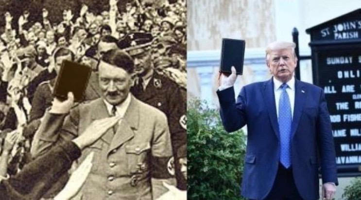 High Quality Hitler Trump Blank Meme Template