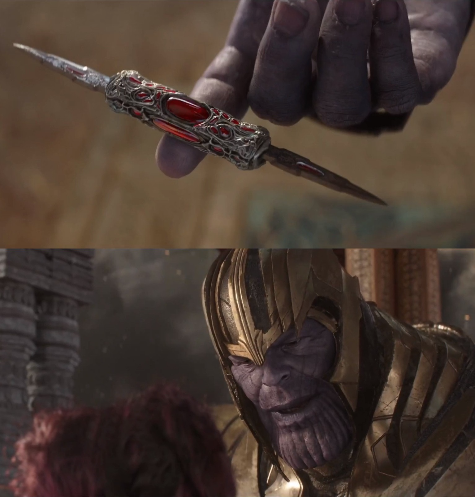 High Quality Thanos Balance Blank Meme Template