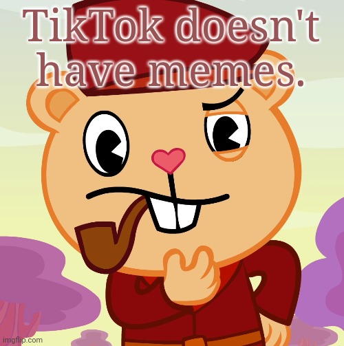 Pop (HTF) | TikTok doesn't have memes. | image tagged in pop htf | made w/ Imgflip meme maker