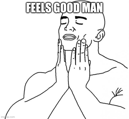 Feels Good Man | FEELS GOOD MAN | image tagged in feels good man | made w/ Imgflip meme maker