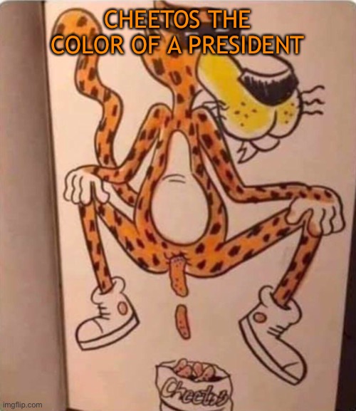 CHEETOS THE COLOR OF A PRESIDENT | made w/ Imgflip meme maker