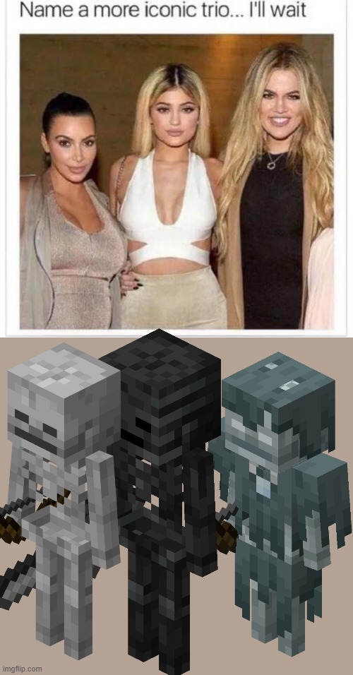 The more iconic trio | image tagged in name a more iconic trio | made w/ Imgflip meme maker